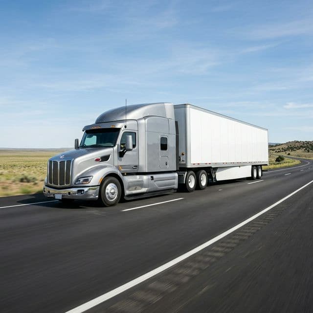 Semi Truck on Highway